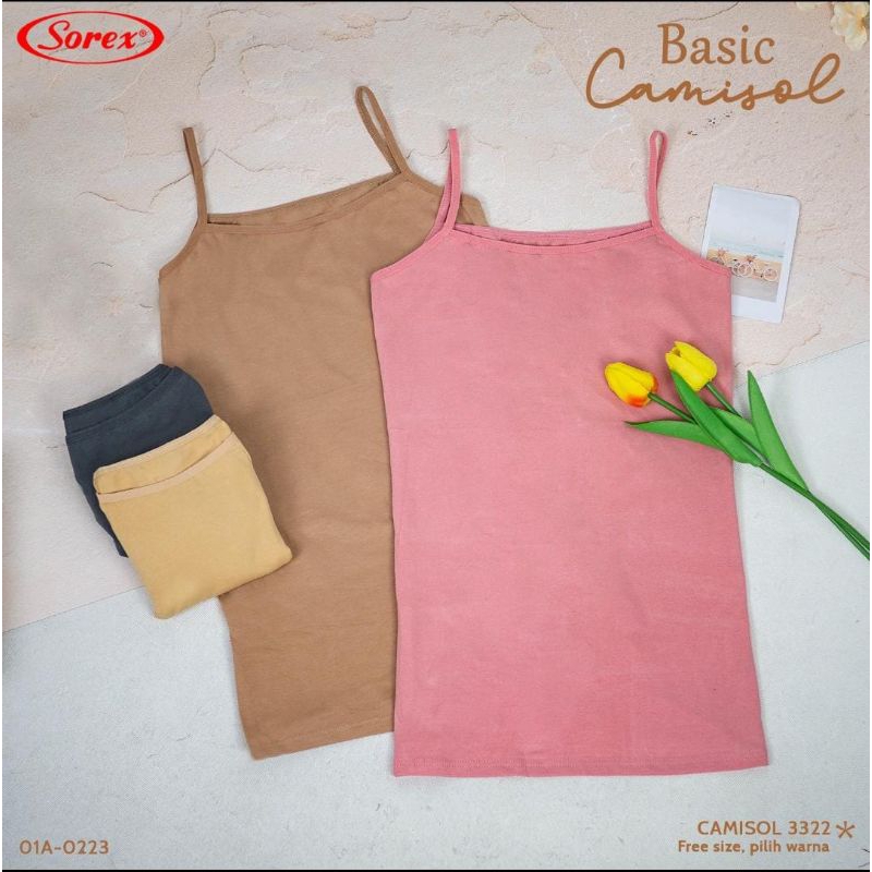 Tanktop tali kecil sorex 3322