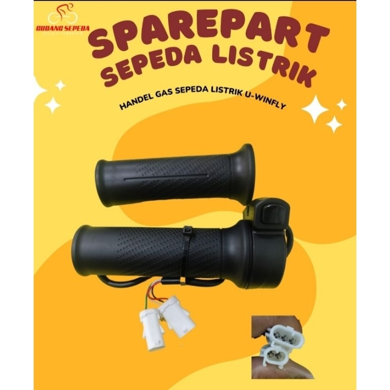 Handle Gas Sepeda Listrik Uwinfly Gas Selis Speed