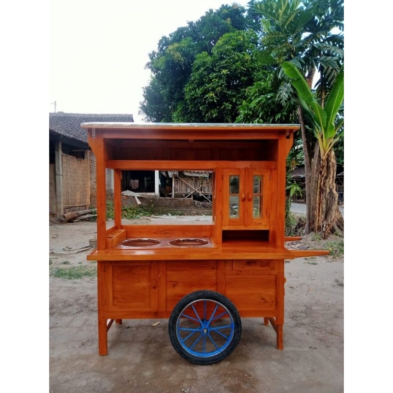 gerobak bakso dorong dan mie ayam