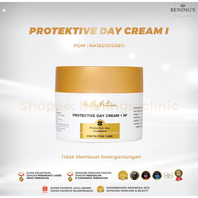 Protective day cream Benings skincare