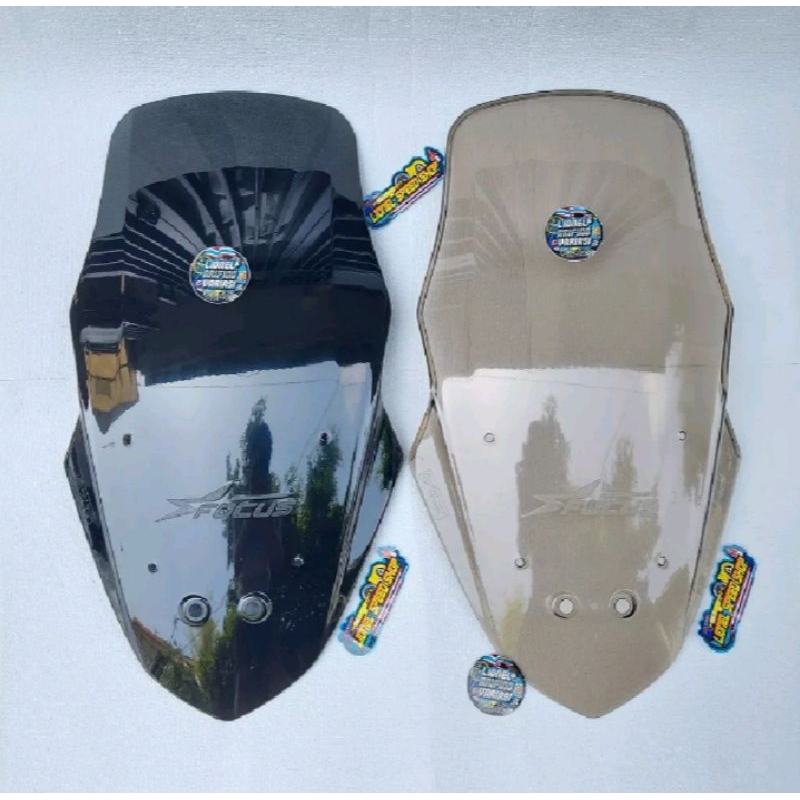 Visor windshield nmax old modist nmax lama tebal tinggi riben hitam