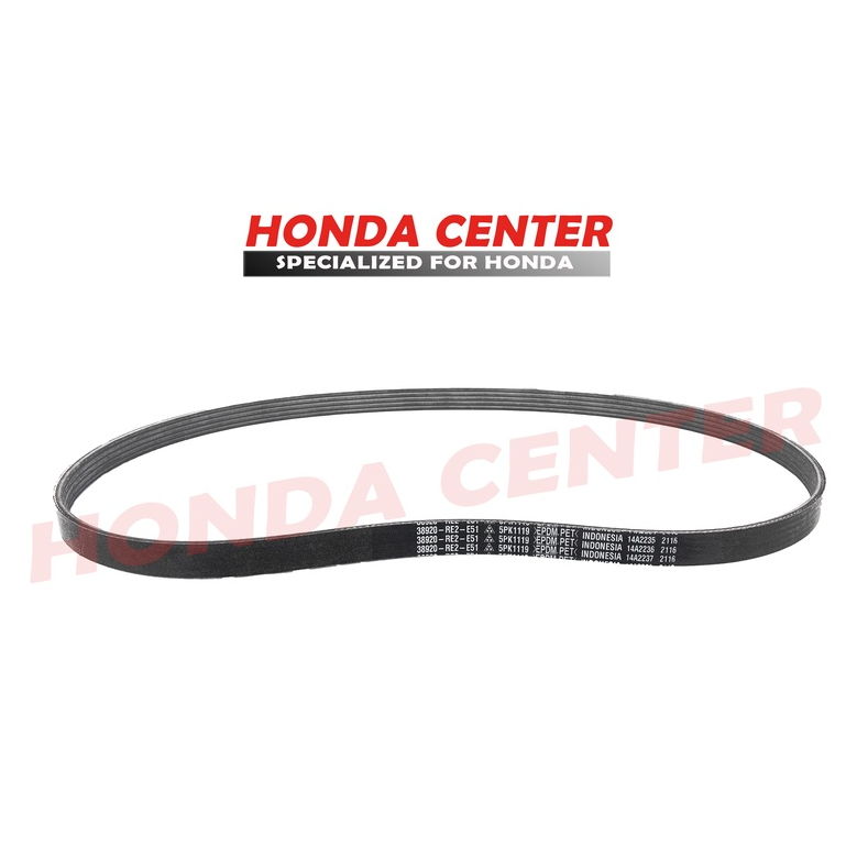 original honda,fan belt fanbelt tali kipas belting honda brio 2014 2015 2016 5PK 1119 38920-RE2-E51