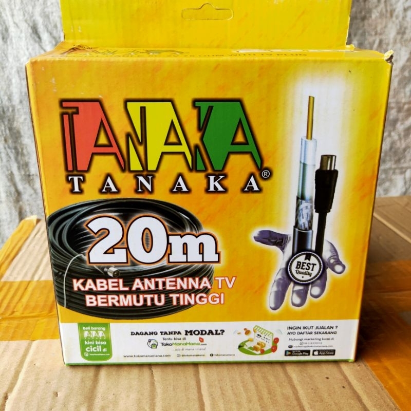 KABEL ANTENA TV RG6 COAXIAL CABLE  20METER