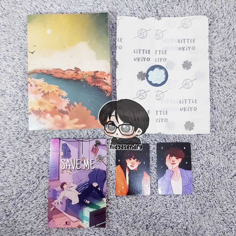 FANBOOK SAVE ME BY LITTLEUKIYO (SEALED) SOFT COVER TAEKOOK VKOOK