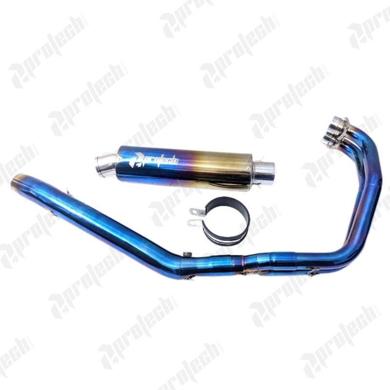 Yamaha MT25 / R25 — Round Muffler · Blue — foto 4