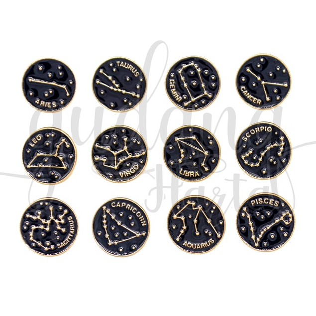 Pin Resi Bintang Zodiac Bros Tas Hijab Motif Sagutarius Gemini Libra GH 208758