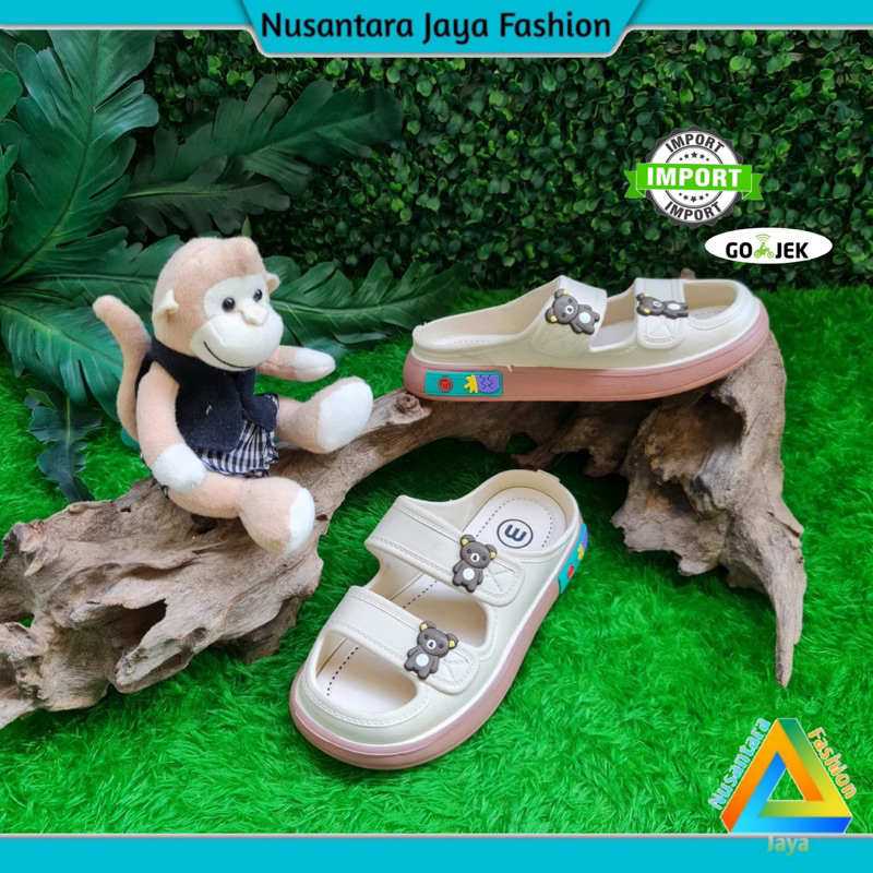 30-35 Sandal Anak Perempuan CUTE BEAR 029 Kekinian Terlaris