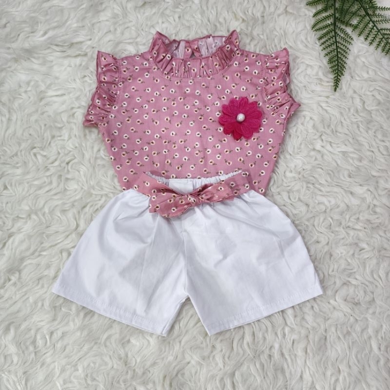 Baju anak perempuan Set celana bayi *flow* baby girl