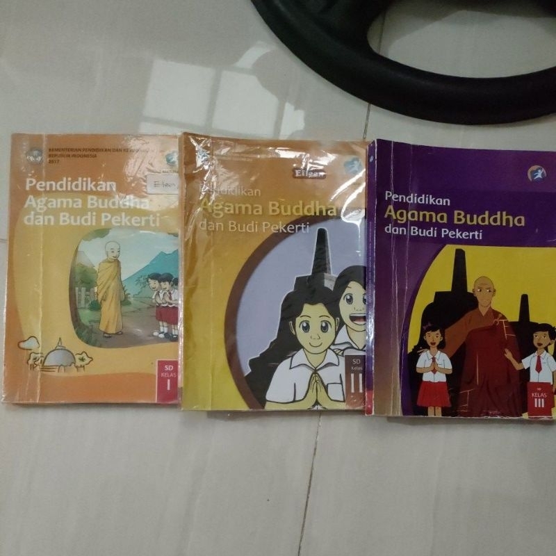 [preloved] Pendidikan Agama Buddha dan Budi Pekerti untuk SD kelas 1 2 3 edisi revisi | Textbook Buku Teks Pelajaran jenjang SD