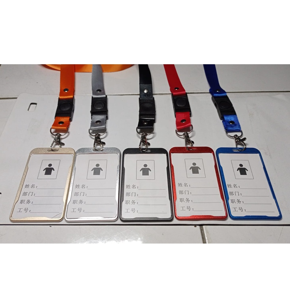 

Tali Id Card 2cm Set Plus Tempat Id Card Alumunium Alloy Gantungan Name Tag Tali Lanyard 2cm Id Card Set Plus Casing Id Alloy