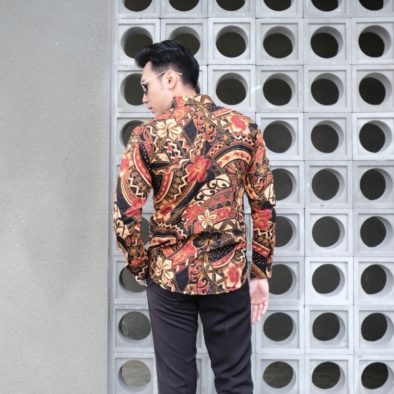 BATIK PREMIUM MODERN TERBARU KERTOJOYO LENGAN PANJANG SLIMFIT EKSKLUSIF BATIK ANAK MUDA KEREN