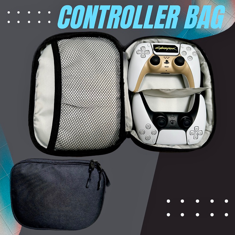 Controller Bag for Playstation Dualshock / Dualsense Tas Stik Joystik Gamepad Stick Tempat Penyimpanan Penyimpanan stik ps4 ps5 dual shock dual sense pouch case joystick stick controler pelindung aksesoris controllers controlers casing