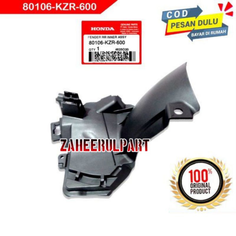 spakbor kolong belakang bagian atas vario 125 old lama 2012-2014