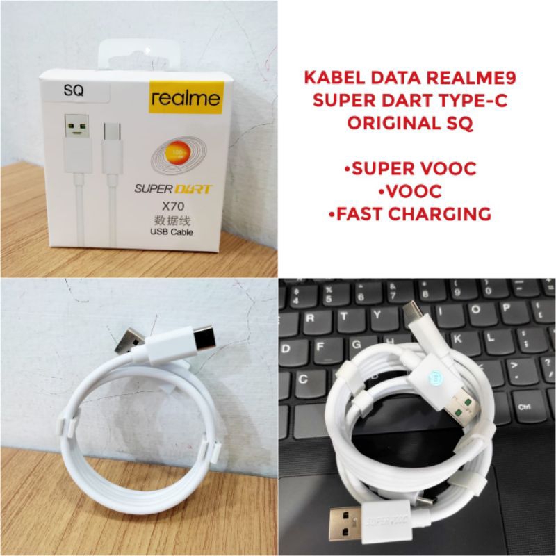 KABEL DATA REALME TYPE-C X-70 VOOC FAST CHARGING