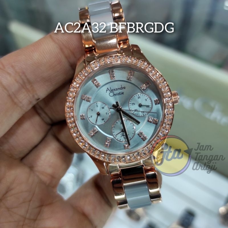 New Alexandre Christie Wanita AC2a32 Blue Jam Tangan Cewek AC 2a32 BFBRGDG