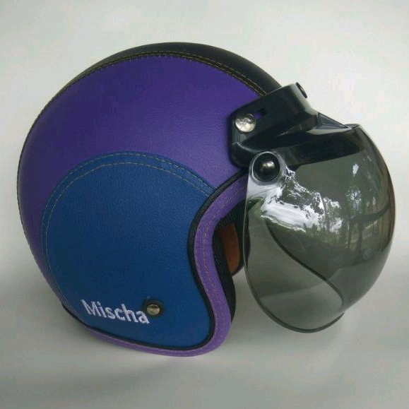 HELM CUSTOM NAMA 3 WARNA, Warna Helm Sesuai Request