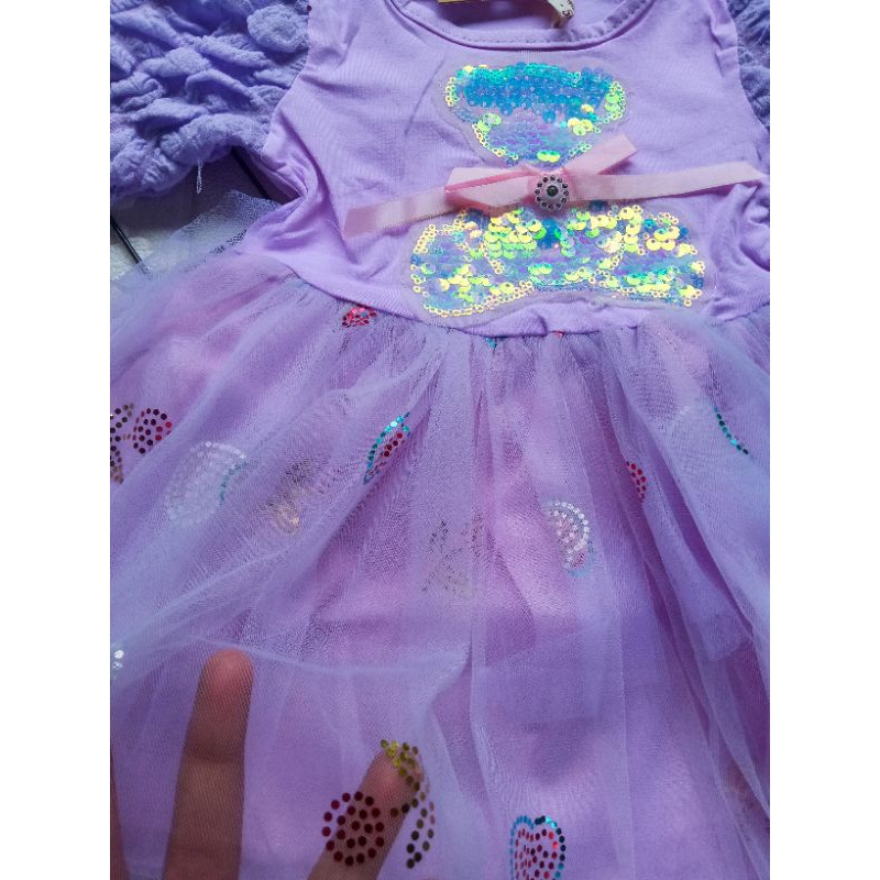 [0-5th] DRESS TUTU ANAK GAUN PESTA DRESS TILE ANAK IMUT MOTIF BONEKA BEAR USAP SEQUIN DRESS TUTU ANAK IMPORT PREMIUM MEWAH ORIGINAL