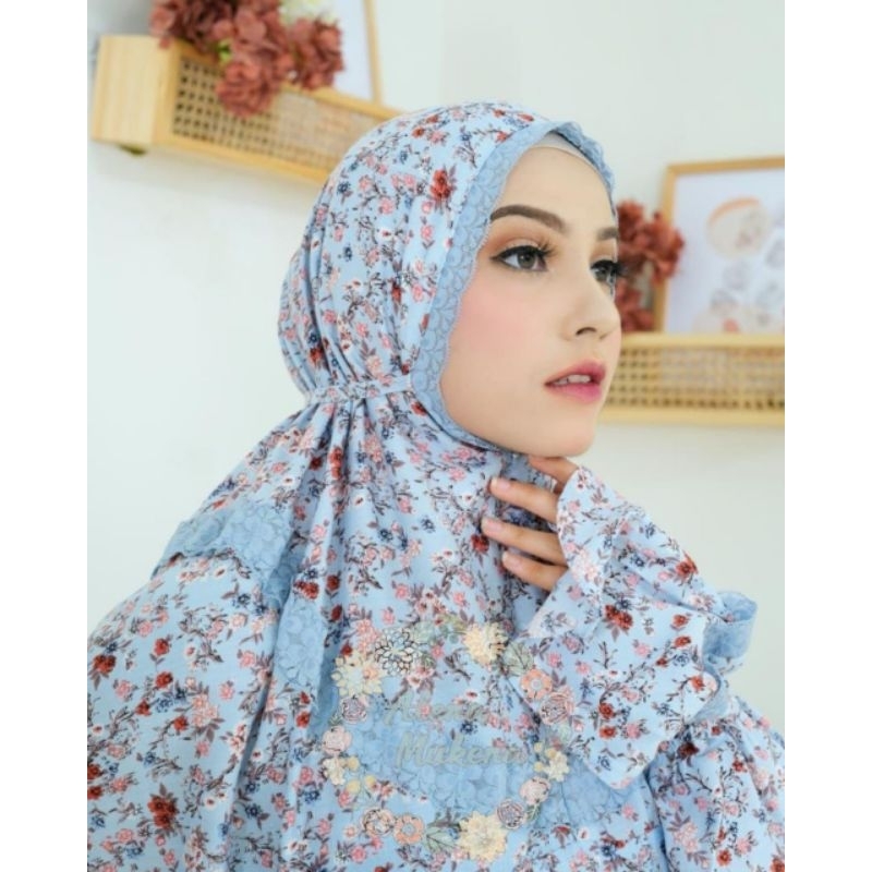 BEST SELLER mukena FATIMAH by alena - mukena terusan POLOS -mukena terusan MOTIF