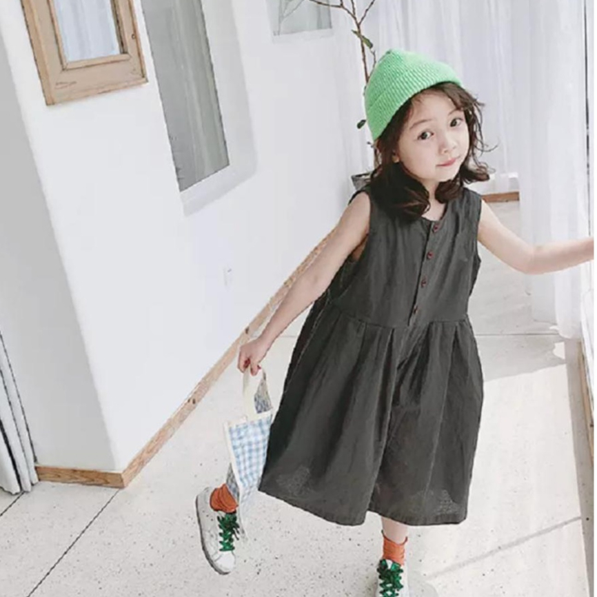 Diskon Kalila elena Jumpsuit Baju Anak Perempuan / Bahan Katun