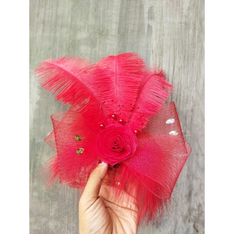 fascinator hat aksesoris kepala topi