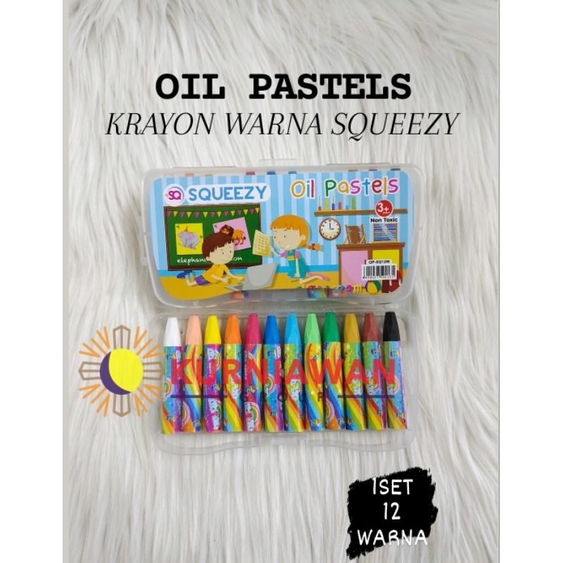 

CRAYON OIL PASTEL MINI 12 WARNA SQUEEZY