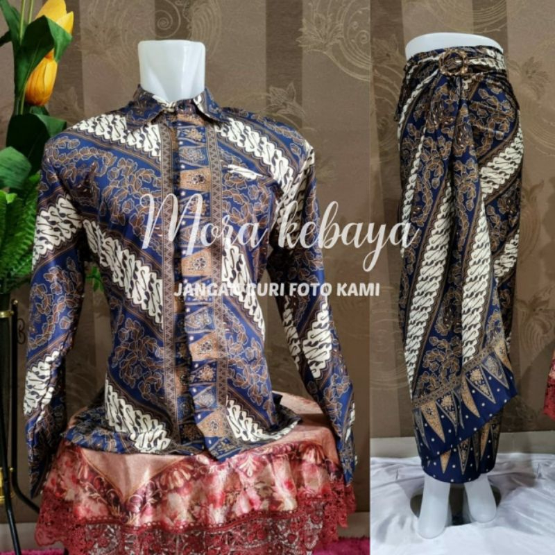 couple/couple kemeja batik rok lilit