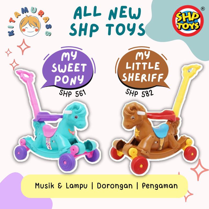 Mainan Anak kuda-kudaan dorong SHP TOYS MSP 561 LS 582