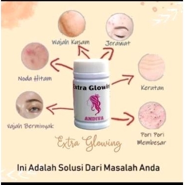 Pil Extra Glowing Andiva 50 Kapsul