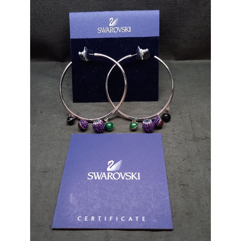PRELOVED SWAROVSKI ANTING EARRINGS ORIGINAL