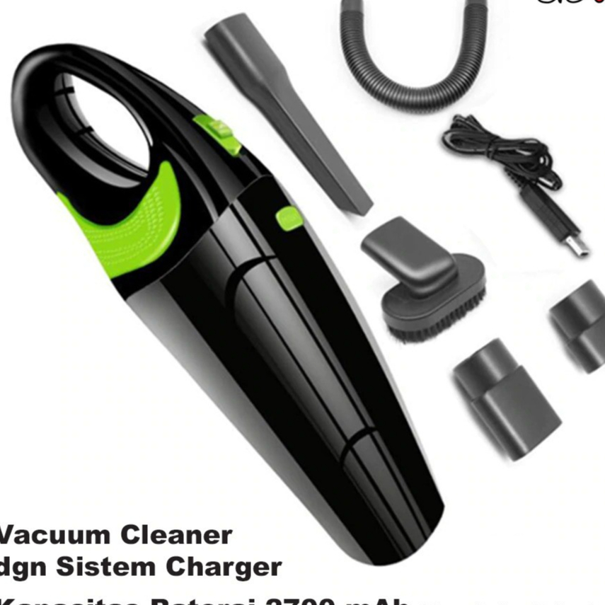 Vacuum Cleaner  High Power Mobil Wireles R6054 Penyedot Debu Portable 120W 2500mAh Car Vakum Jok Mobil