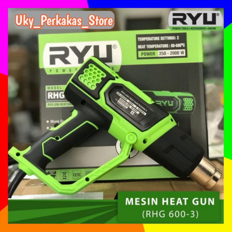 RYU RHG 600-3 HEAT GUN / HOT GUN / MESIN PEMANAS RYU