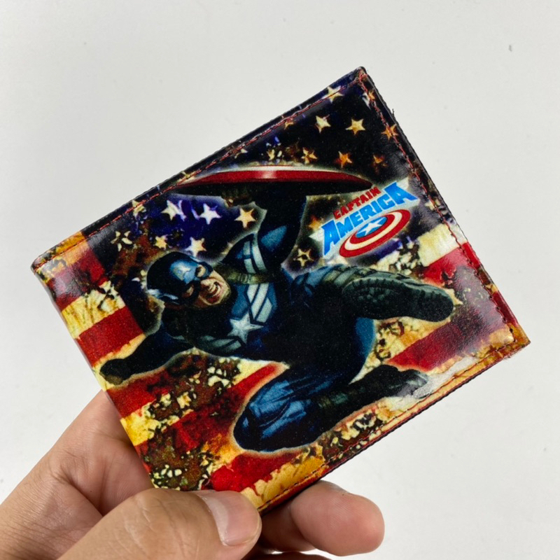 DOMPET ANAK ANAK GAMBAR KARAKTER SUPERHERO DOMPET ANAK LAKI KAPTEN AMERIKAA DOMPET ANAK COWOK KEREN