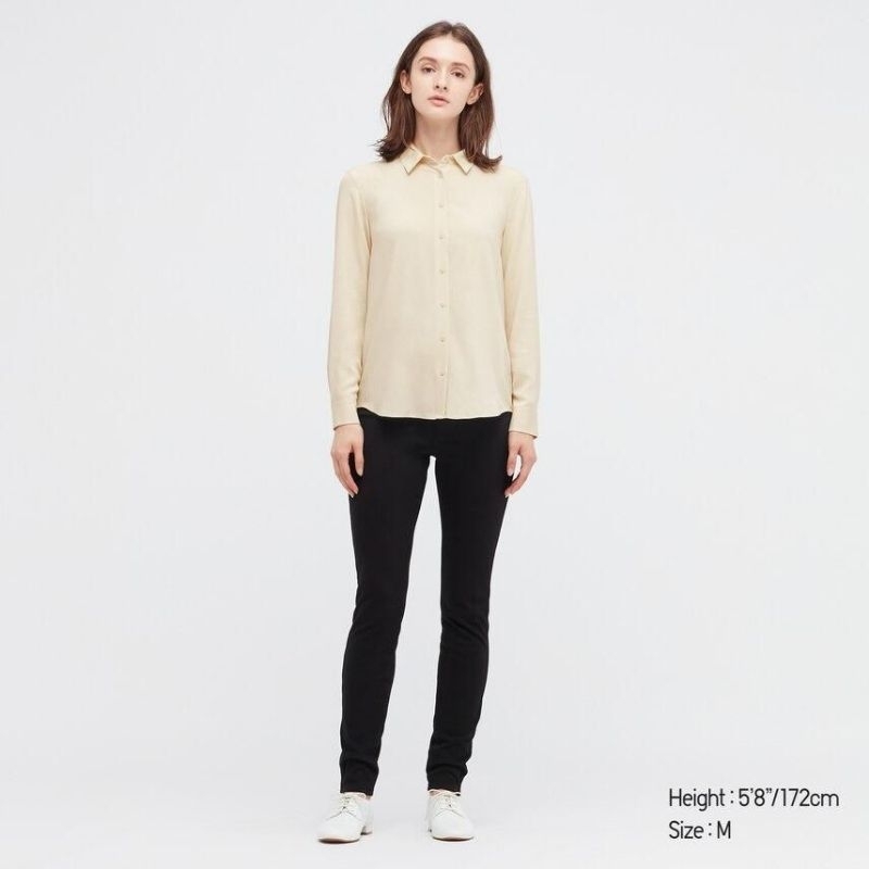 GU**by Unq* polka longsleeved blouse