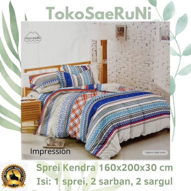 Sprei Kendra 160x200x30 Motif Impression