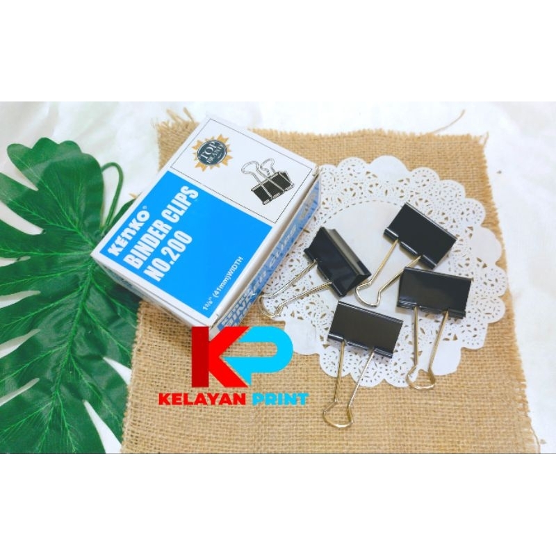 

BINDER CLIP 200 KENKO PER PAK ISI 12 PCS