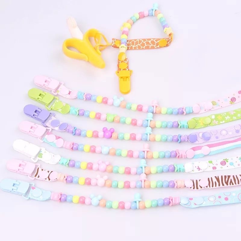 Tali empeng / tali dot / rantai empeng / rantai teether / rantai mainan bayi / rantai tali pacifier / kado bayi