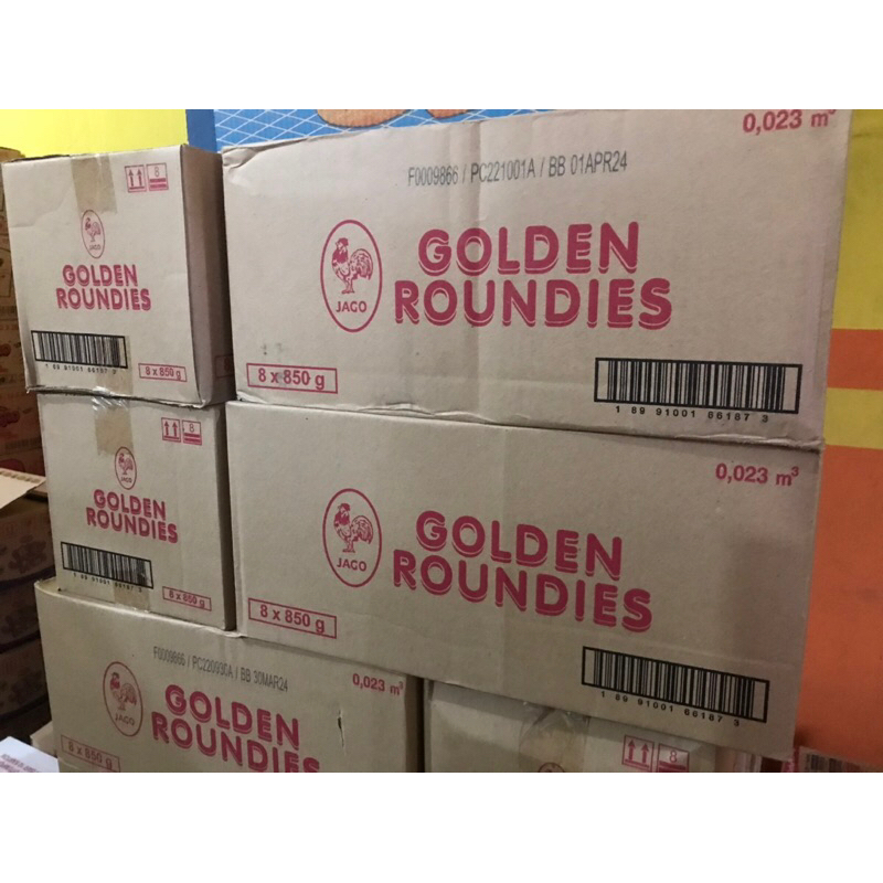 

coklat jago golden roundies 700 grm 1 karton