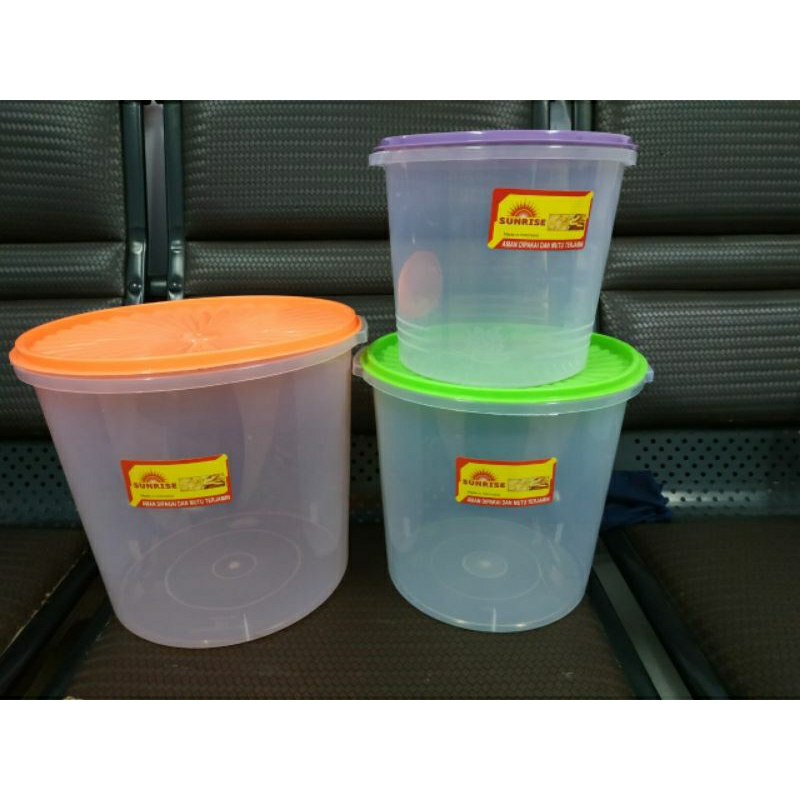 Toples Anggrek Sunrise / Toples Kerupuk / Toples Anggrek Sealware 10L / Toples Peyek