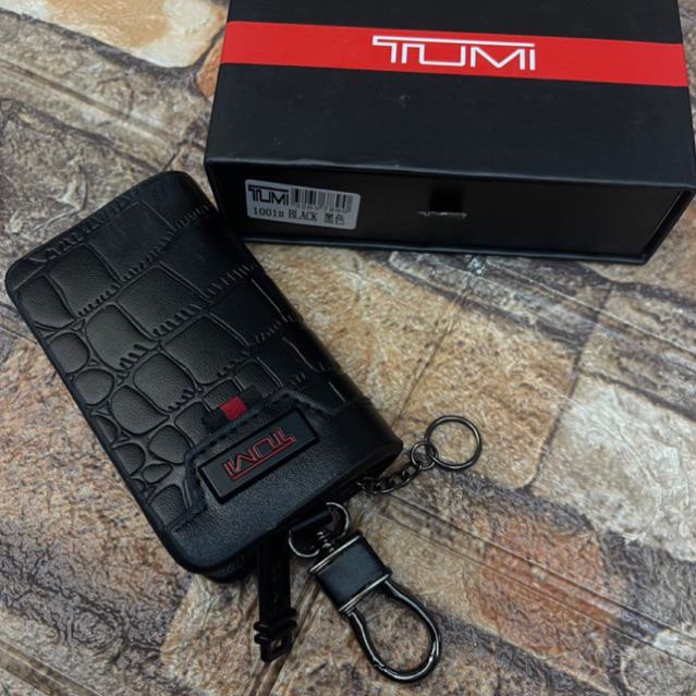 Gantungan Dompet Kunci Tumi1001 Super Gantungan Dompet Mobil/Motor STNK Kulit Import