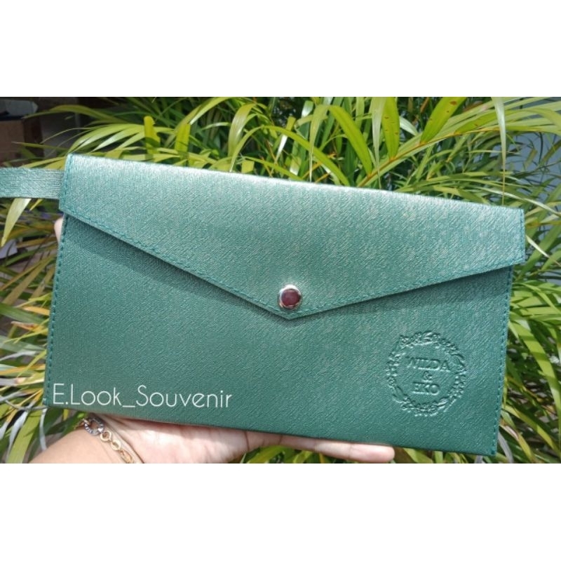 Clutch emboss/Pouch amplop/souvenir nikah/souvenir embos/souvenir pernikahan