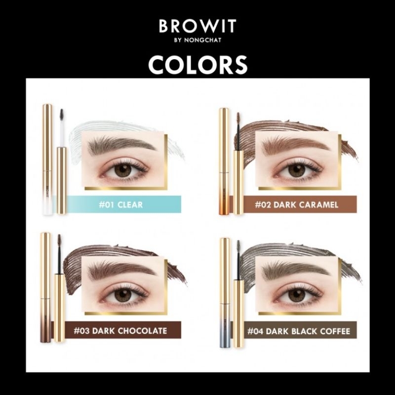 Browit Setting Eyebrow Mascara clear Browit by Nongchat