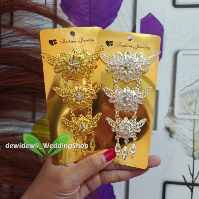 Bros Kebaya Cantik/ Bros susun 3 Kecil