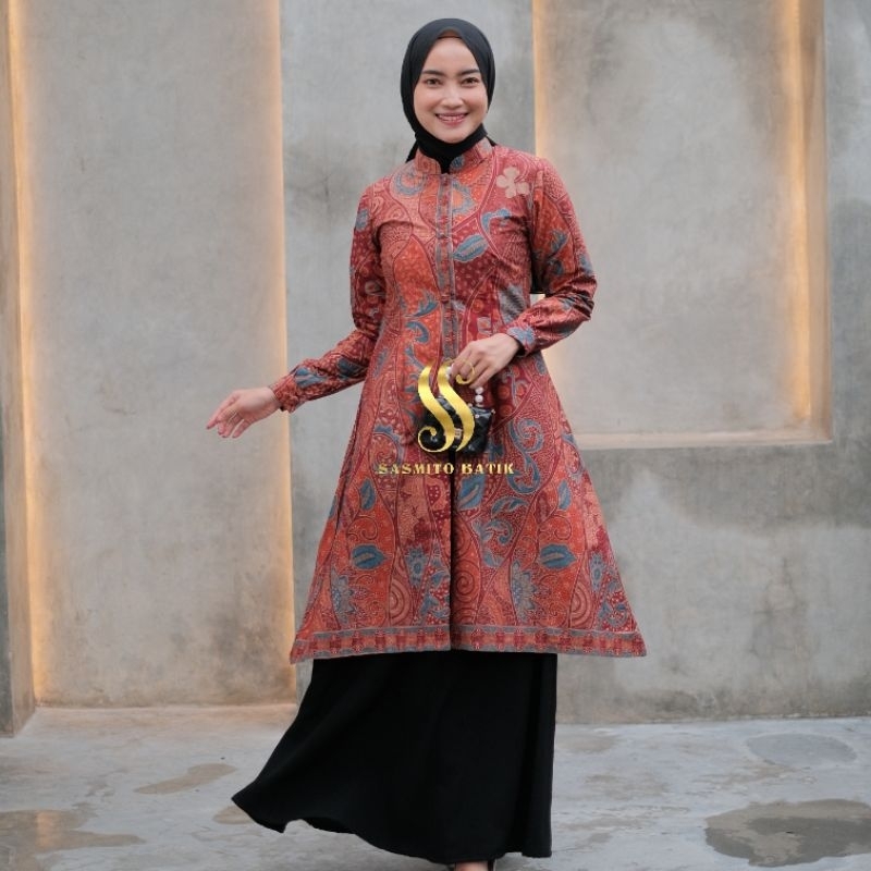 ADEBA - SETELAN BATIK PNS TUNIK GURU