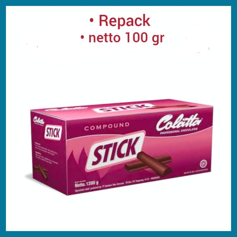 Colatta Stick Compound 100gr Repack Coklat Stick