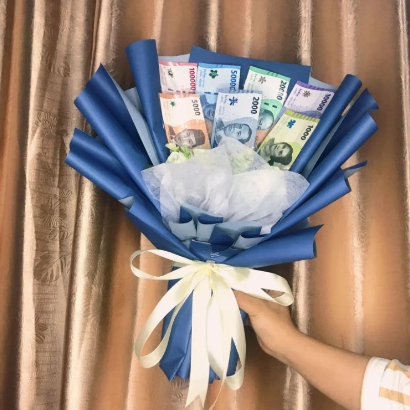 

BOUQUET MONEY 1 SET UANG BARU FREE KARTU UCAPAN