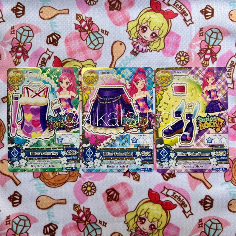 Kartu Aikatsu Bitter Twins Set