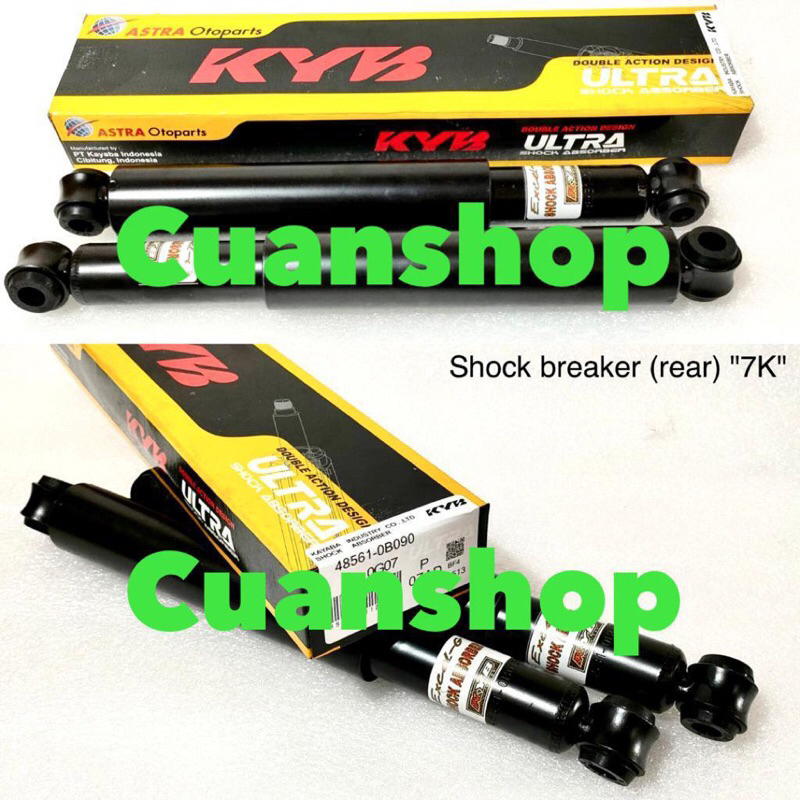 SHOCKBREAKER BELAKANG TOYOTA KIJANG KAPSUL 7K KIJANG SUPER 5K KAYABA ULTRA