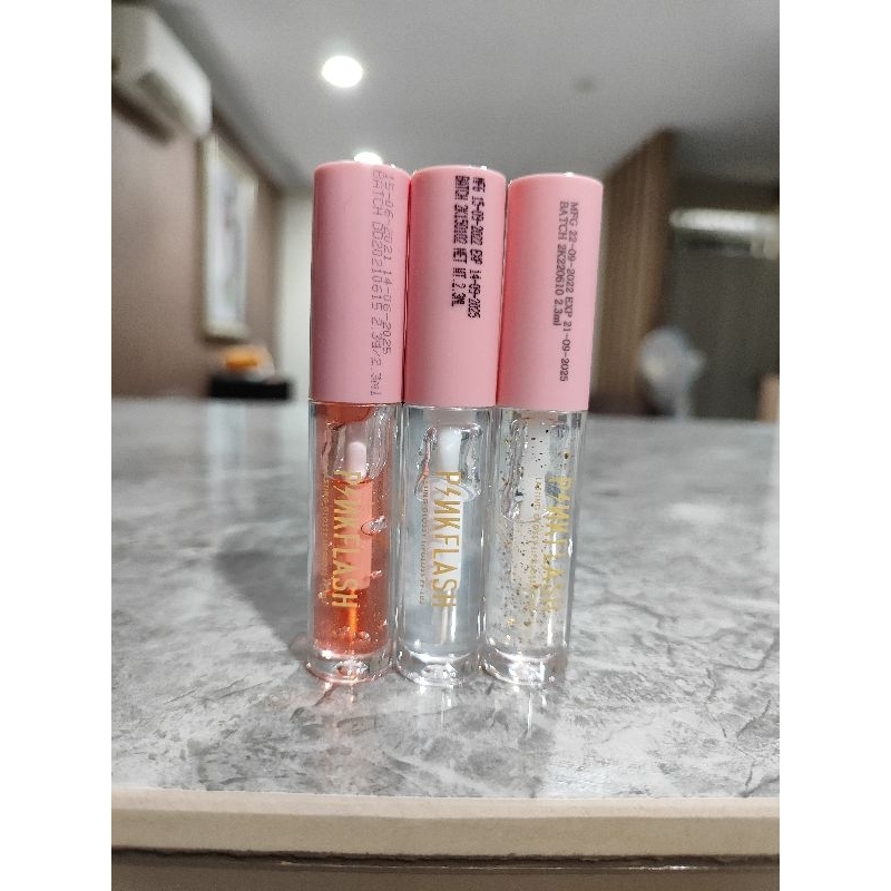 Pinkflash Lip Gloss Bening (Bekas)