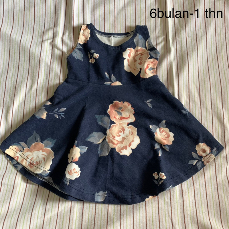 gaun dress pesta bayi preloved