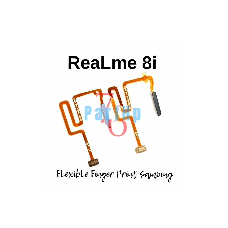 Flexible Fingger print Finggerprint Samping Realme 8i - Fleksible Fleksibel Flexibel Konektor